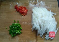 葱花萝卜丝的做法图解1