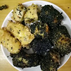 芝麻炸香蕉的做法[图]