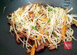 八叔 豆芽炒肉的做法图解6