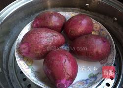 紫薯饼的做法图解2