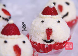 圣诞雪人蛋糕的做法图解1