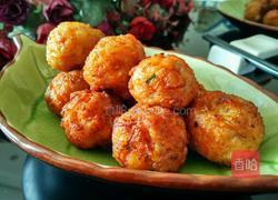 炸红萝卜丝丸子的做法图解14