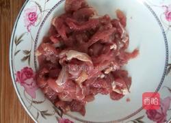 肉炒豇豆的做法图解2