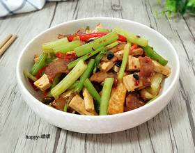 芹菜炒豆干[图]