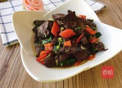 香辣猪血的做法图解8