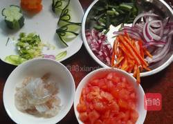 鲜虾意面的做法图解2