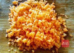香煎胡萝卜豆腐肉饼的做法图解2