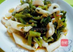 雪菜墨鱼的做法图解6