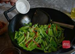 芹菜炒肉丝的做法图解11