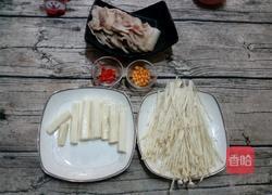 爆竹~山药金针菇培根卷的做法图解2