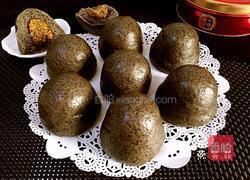 黑芝麻酱花生包的做法图解19