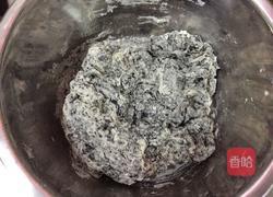 黑芝麻酱花生包的做法图解4