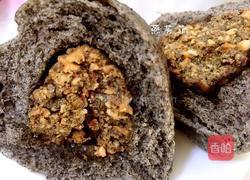 黑芝麻酱花生包的做法图解18