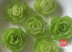 翡翠玫瑰花的做法图解3