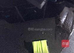 翡翠玉扇一一芹菜叶煎蛋饼的做法图解5