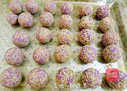 奶香紫薯麻圆的做法图解14