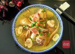 金华火腿菌菇炖鸡汤的做法图解14