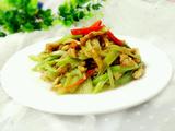 芹菜炒肉丝的做法[图]