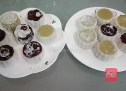 油栗绿豆沙冰皮月饼的做法图解26