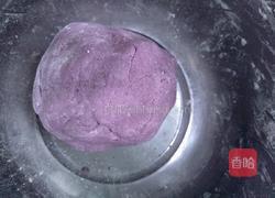 紫薯奶酪饼的做法图解4