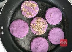 紫薯奶酪饼的做法图解12