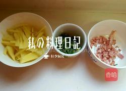 土豆丝培根芝麻蛋饼(3人份少油版)的做法图解4