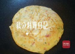 土豆丝培根芝麻蛋饼(3人份少油版)的做法图解9