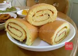 Pumpkin Cake Roll Recipe Illustration 5