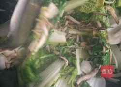 菊花菜炒蟹腿菇的做法图解3