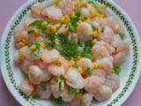 玉米青豆炒虾仁