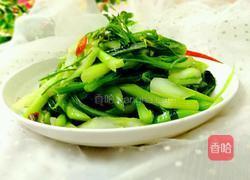 素炒增城菜心的做法图解9