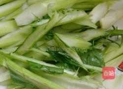 素炒增城菜心的做法图解2
