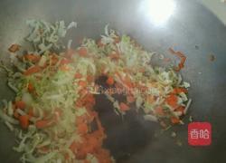 胡萝卜白菜炒饭的做法图解5