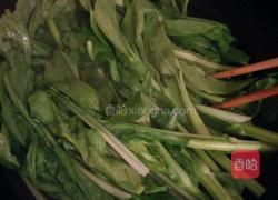 干辣椒爆炒菜心的做法图解3