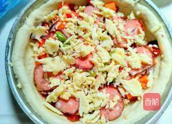 红肠披萨的做法图解4