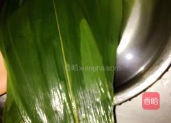 红豆蜜枣粽子的做法图解3