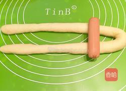 萌兔子酸奶香肠面包的做法图解12