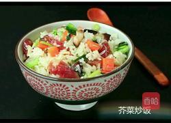芥菜炒饭的做法图解7