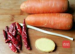 香辣胡萝卜丝的做法图解2