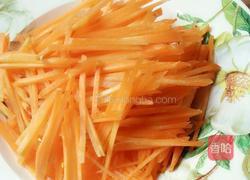 香辣胡萝卜丝的做法图解4