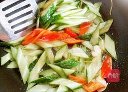 黄瓜炒香肠的做法图解11