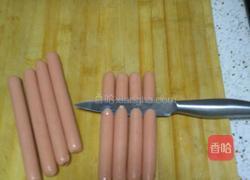 煎火腿肠的做法图解3