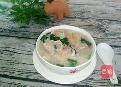 鱿鱼瘦肉虾米粥的做法图解11