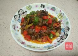 香辣牛牛肉丁的做法图解9