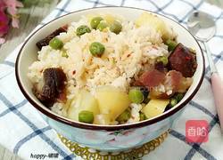 腊肉焖饭的做法图解12