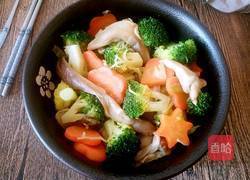 平菇炒西兰花的做法图解16