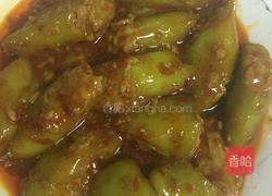 辣椒酿肉的做法图解3