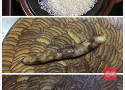 红薯腊肠煲仔饭的做法图解1