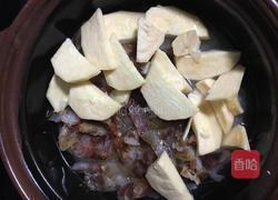 红薯腊肠煲仔饭的做法图解2