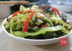 窝笋木耳炒肉的做法图解11